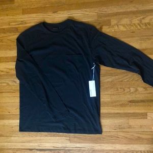 NWT Richer Poorer Long Sleeve Pima Pocket Tee (M)